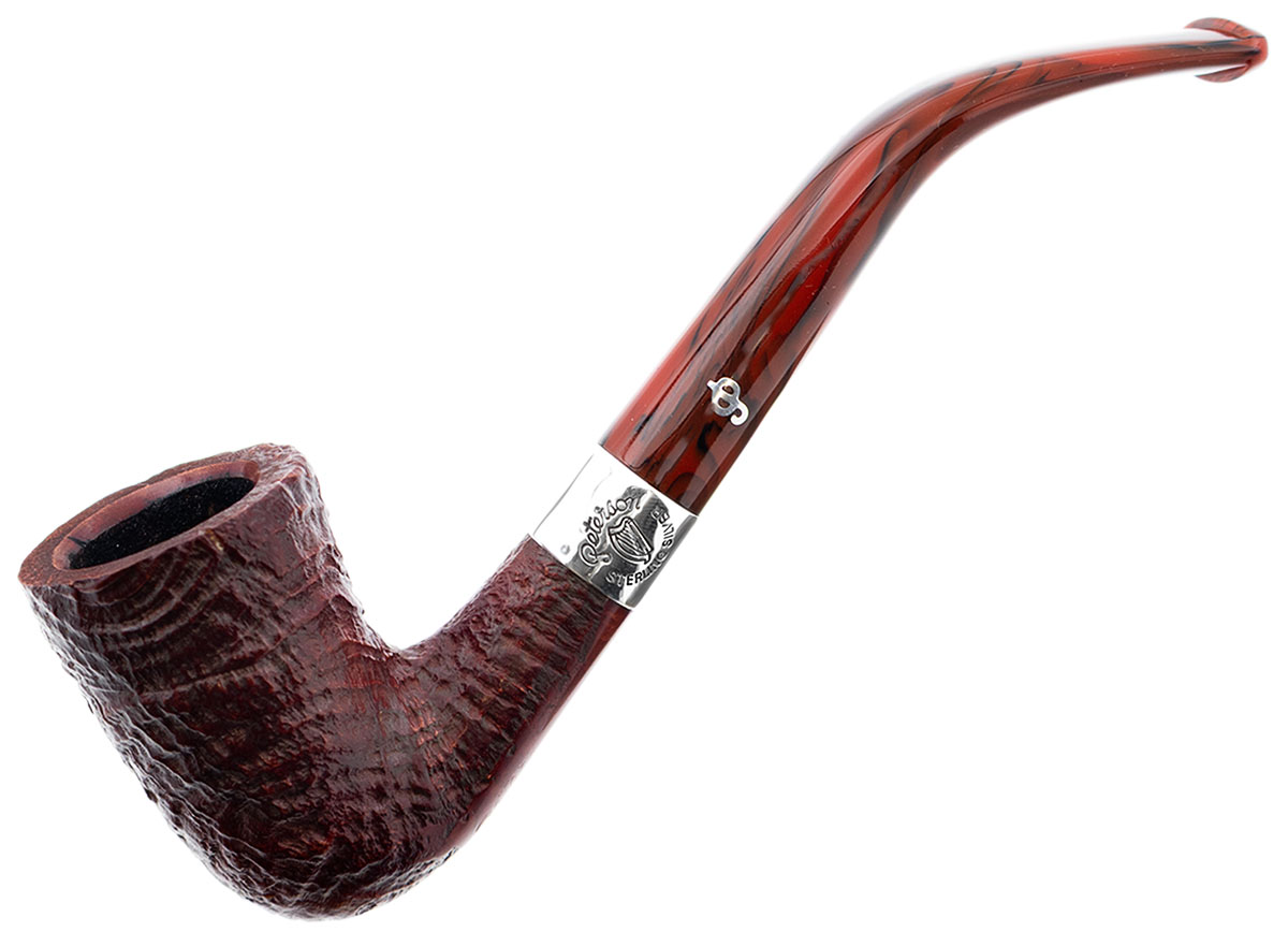 Irish Seconds Sandblasted Bent Dublin with Silver Band P-Lip (2)