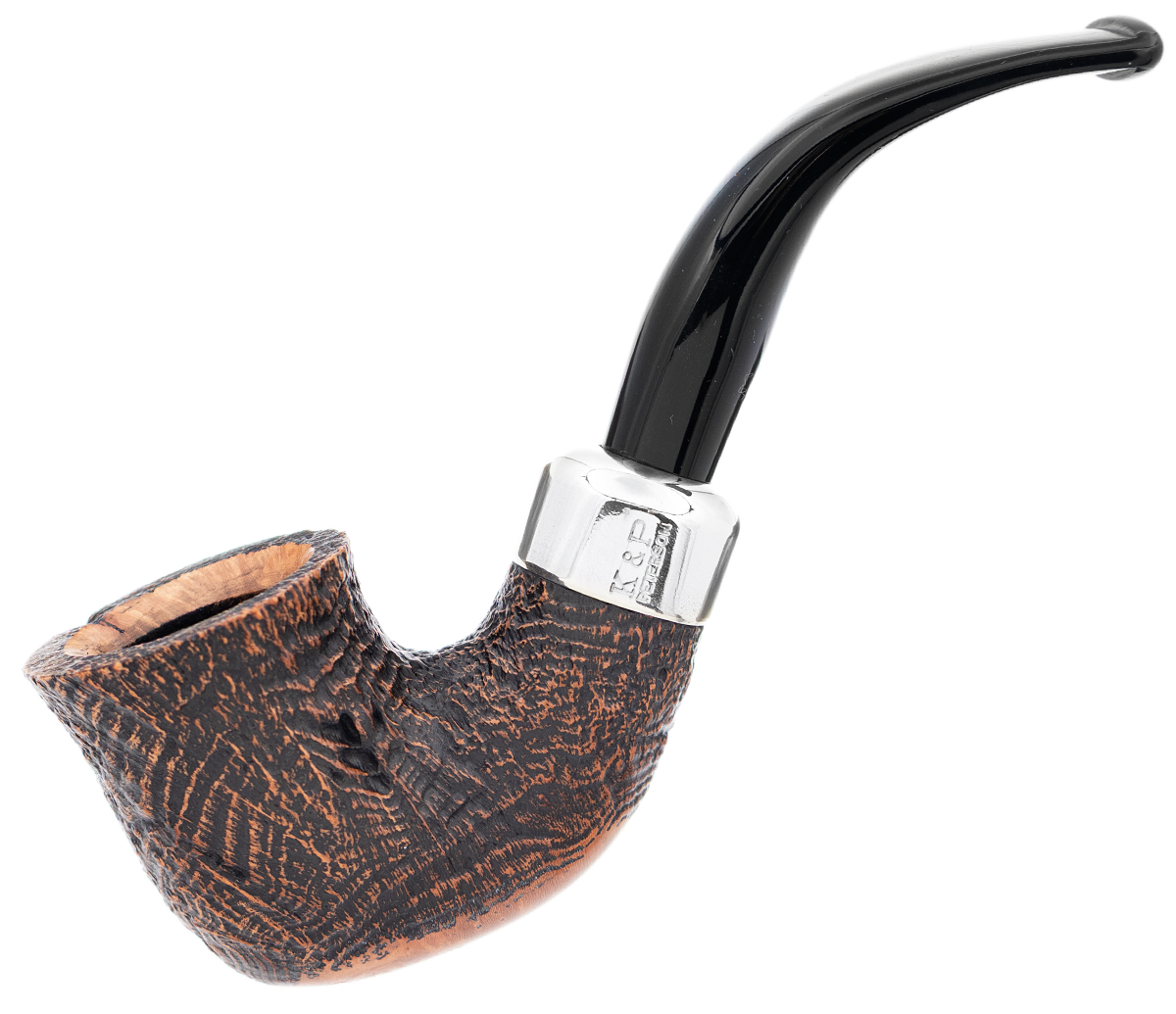 Irish Seconds Sandblasted Calabash with Army Mount Fishtail (3)