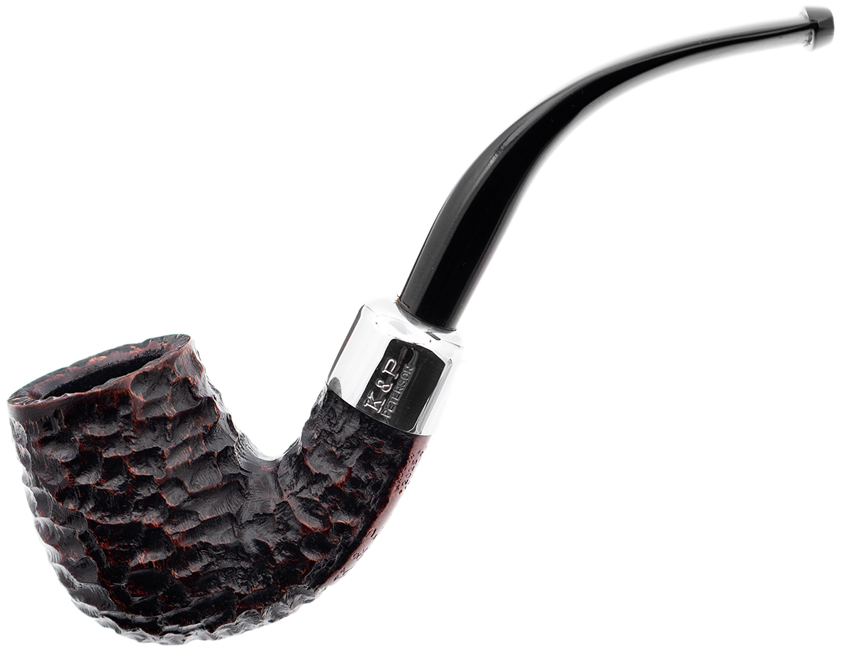 Irish Seconds Rusticated Bent Billiard with Army Mount Fishtail (3)