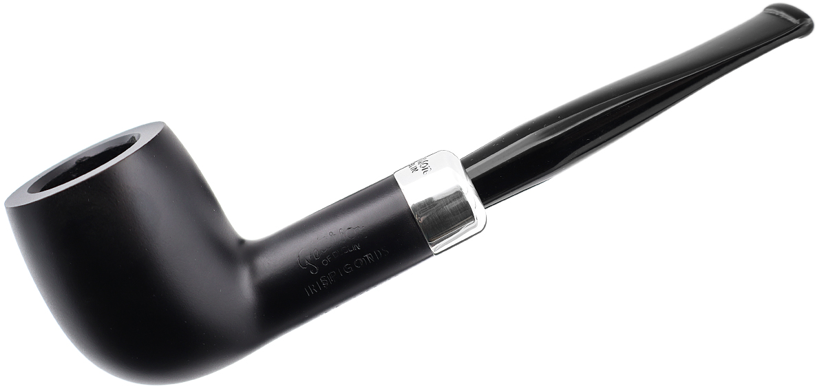 Irish Seconds Smooth Billiard with Silver Army Mount Fishtail (2)