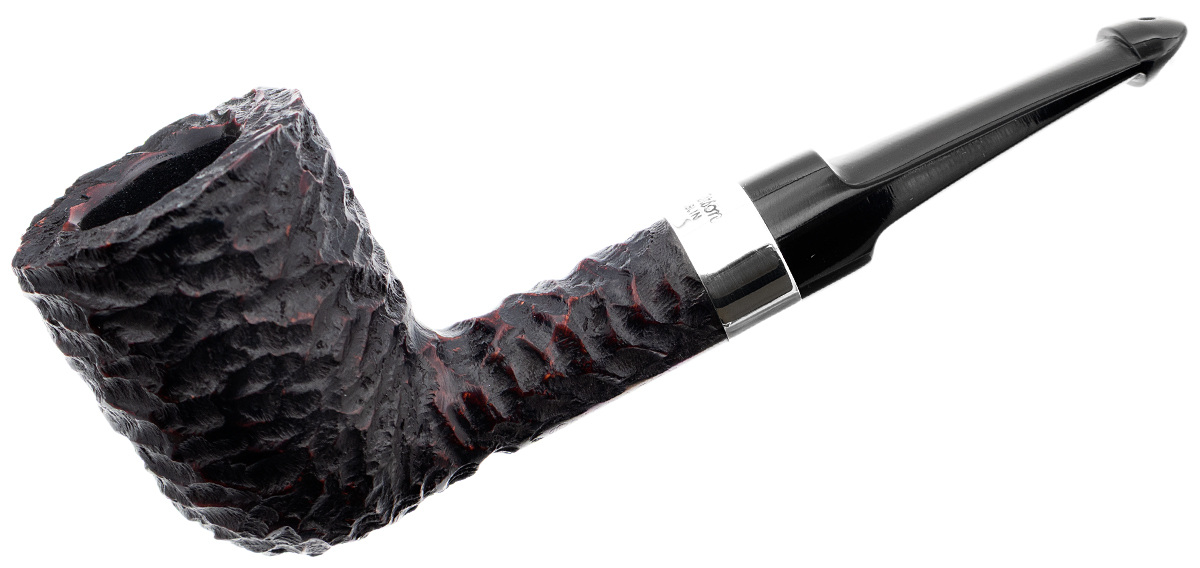 Irish Seconds Rusticated Dublin wilth Silver Band P-Lip (1) (9mm)