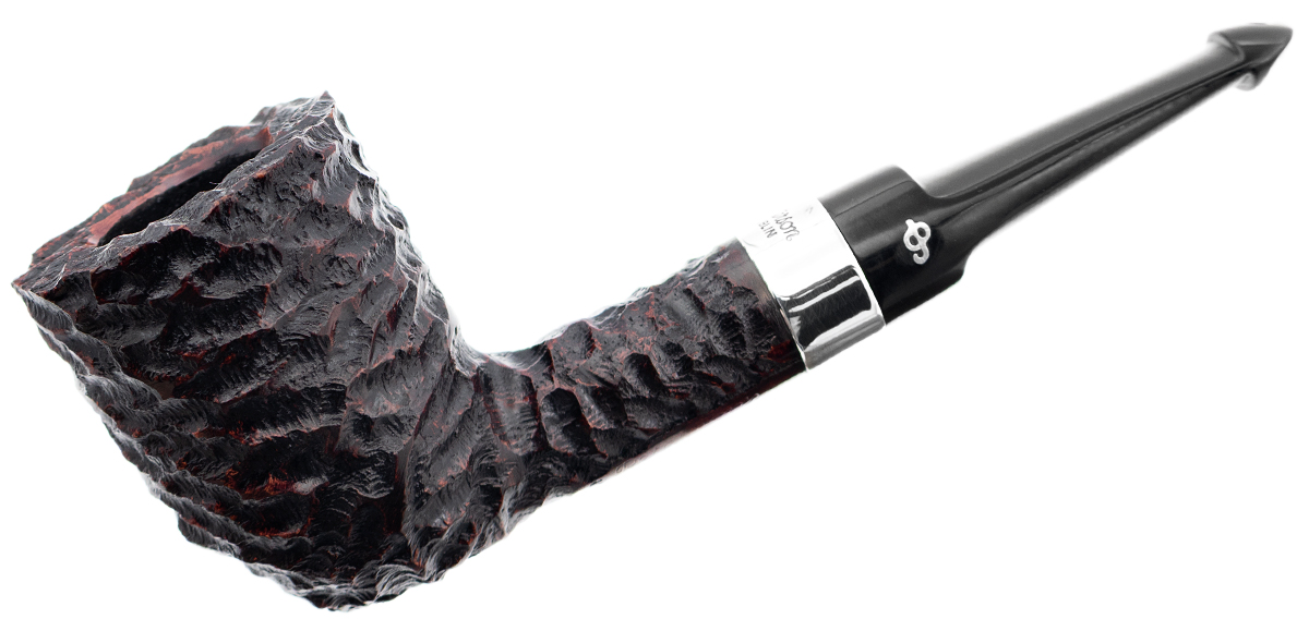 Irish Seconds Rusticated Dublin wilth Silver Band P-Lip (1) (9mm)