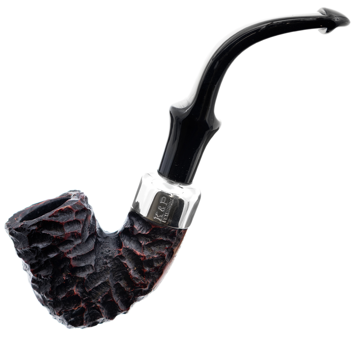 Irish Seconds Rusticated Bent Billiard with Army Mount P-lip (3)