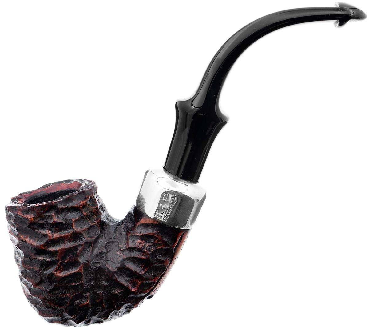 Irish Seconds Rusticated Bent Billiard with Army Mount P-lip (3)