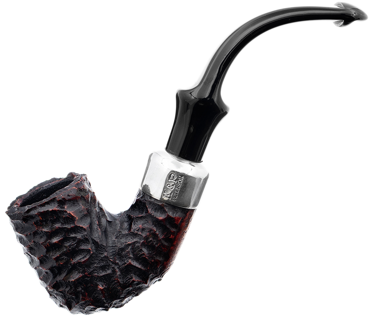 Irish Seconds Rusticated Bent Billiard with Army Mount P-lip (3)