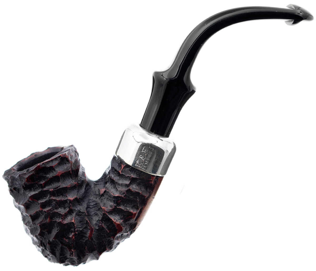 Irish Seconds Rusticated Bent Billiard with Army Mount P-lip (3)