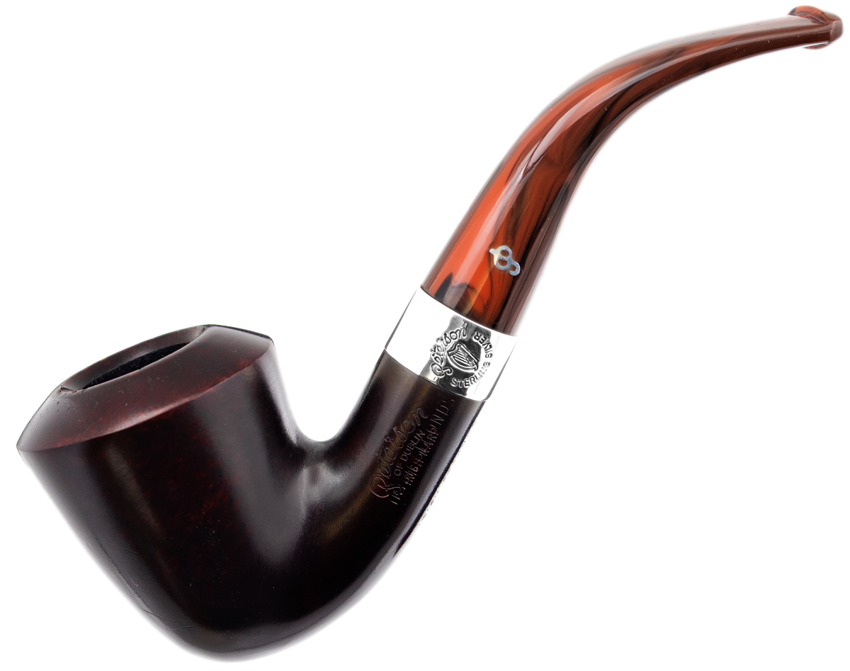 Irish Seconds Smooth Calabash with Silver Band Fishtail (2)