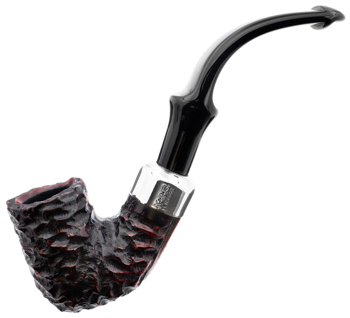 Irish Seconds Rusticated Bent Billiard with Army Mount P-Lip (3)