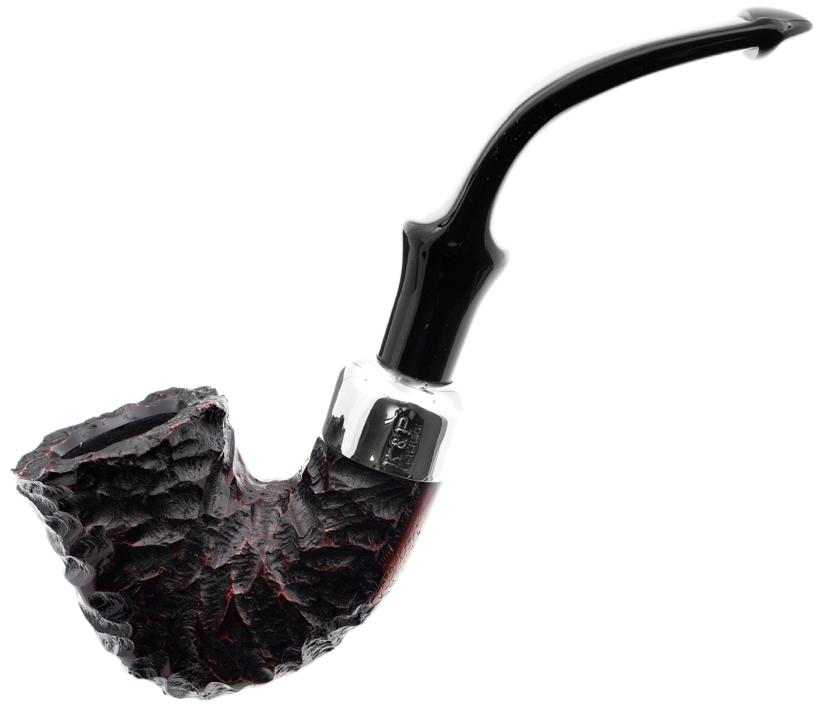 Irish Seconds Rusticated Calabash with Army Mount P-Lip (3)