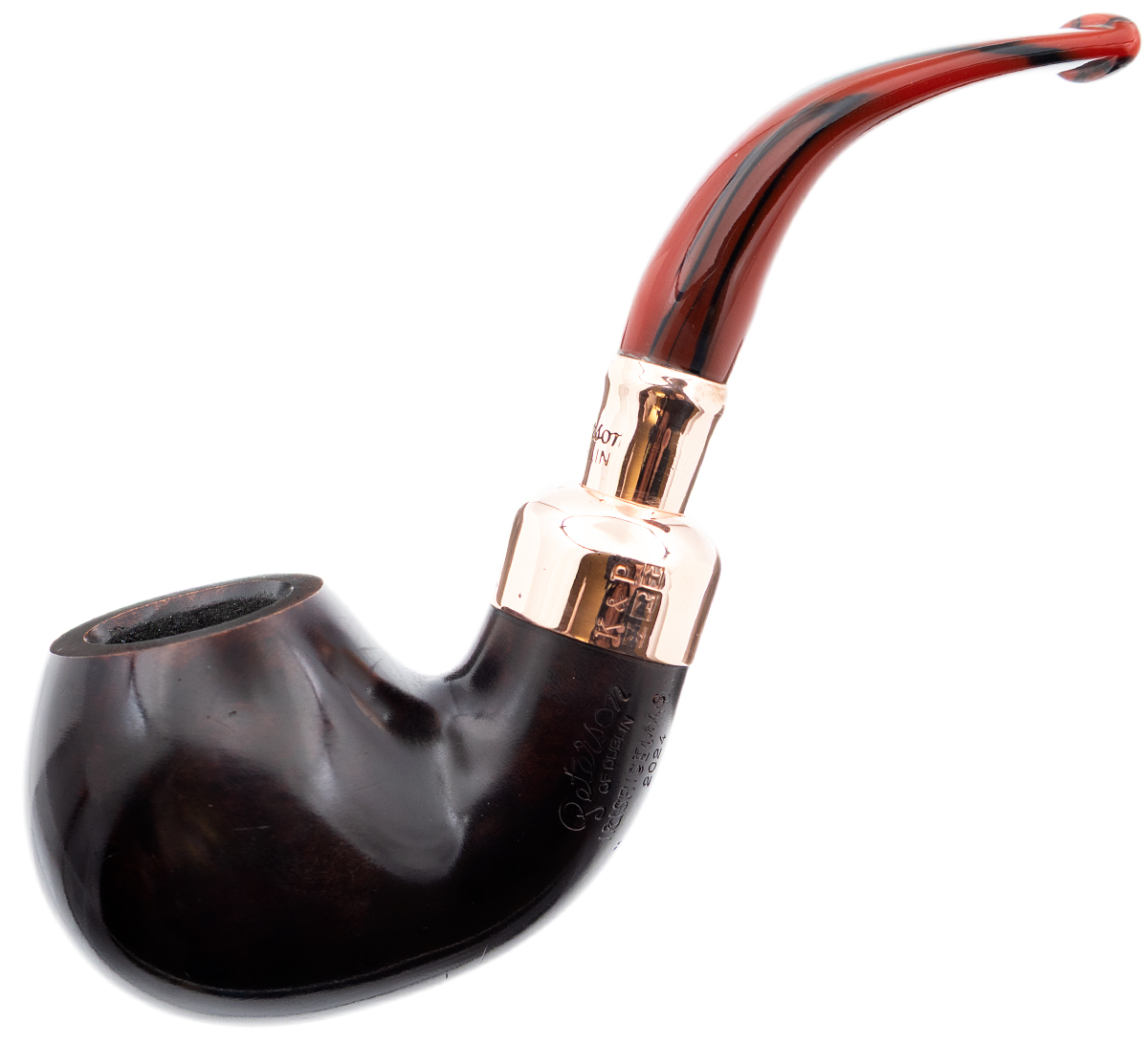 Irish Seconds Smooth Bent Apple with Copper Spigot Fishtail (2)
