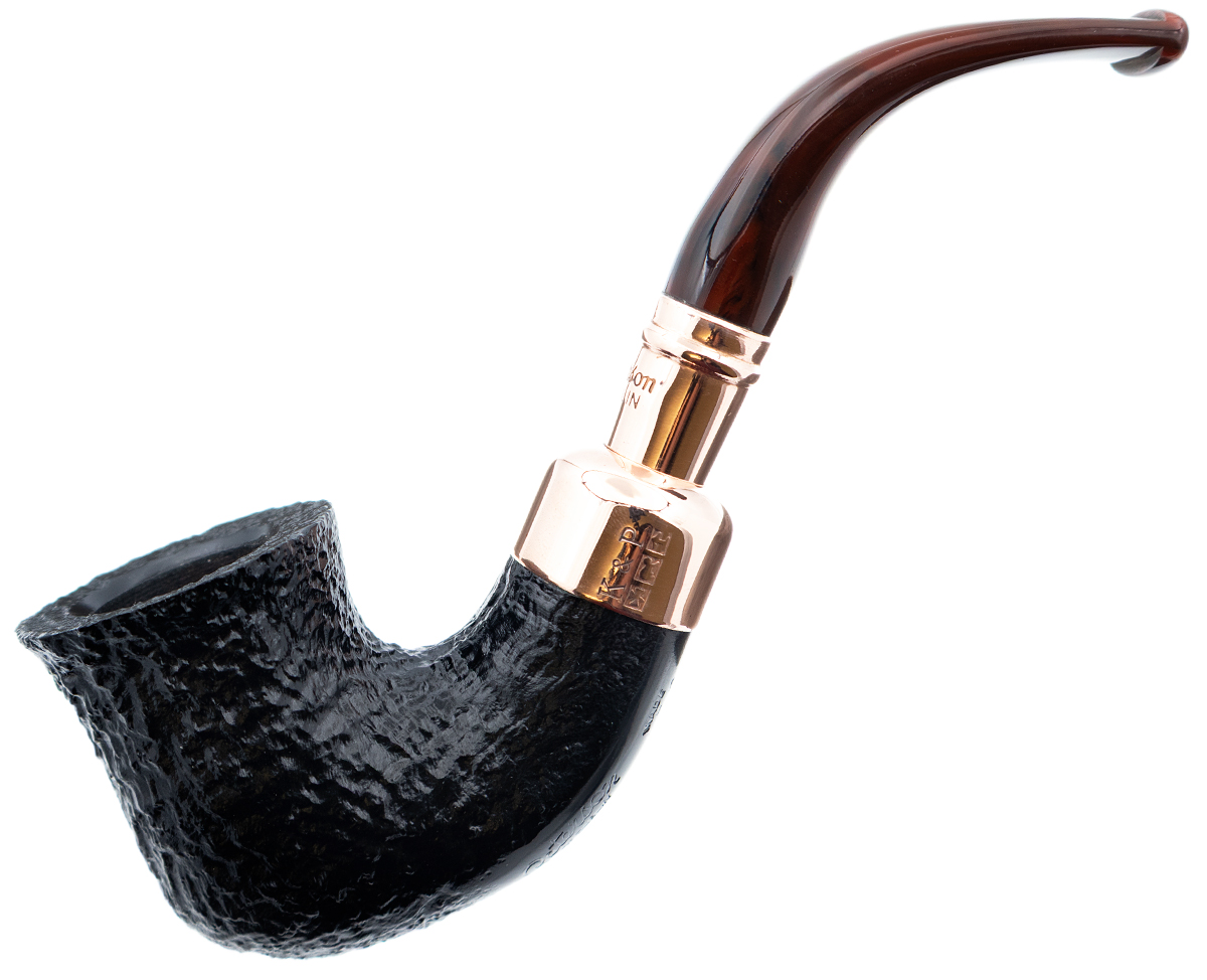 Irish Seconds Sandblasted Calabash with Copper Spigot Fishtail (2)