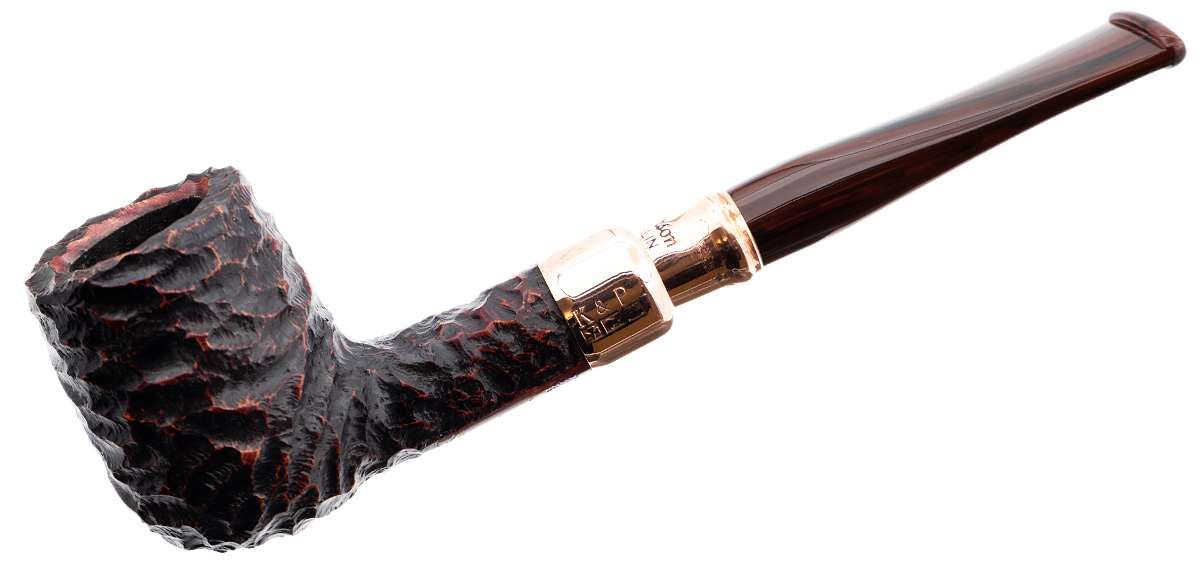 Irish Seconds Rusticated Billiard with Copper Spigot Fishtail (2)