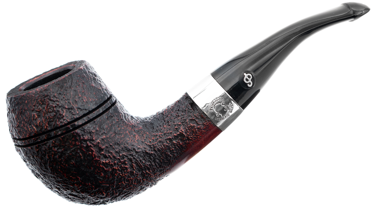 Irish Seconds Sandblasted Rhodesian with Silver Band P-Lip (2)