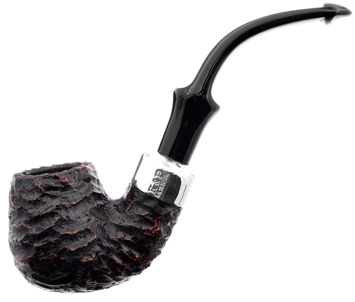 Irish Seconds Rusticated Bent Billiard with Army Mount P-lip (3)