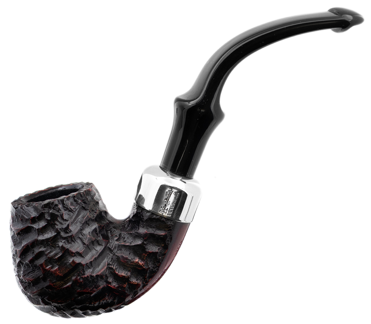 Irish Seconds Rusticated Bent Billiard with Army Mount P-lip (3)