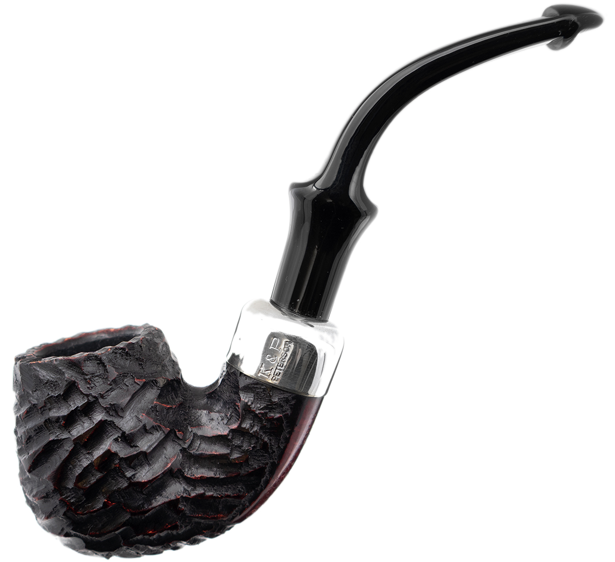 Irish Seconds Rusticated Bent Billiard with Army Mount P-lip (3)
