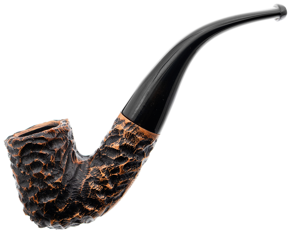 Irish Seconds Rusticated Bent Billiard Fishtail (3)