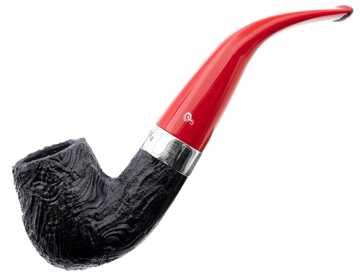Irish Seconds Sandblasted Bent Billiard Fishtail (3)
