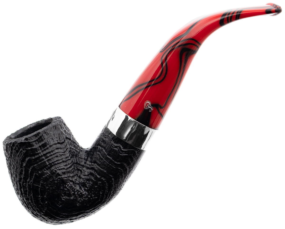 Irish Seconds Sandblasted Bent Billiard Fishtail (3)