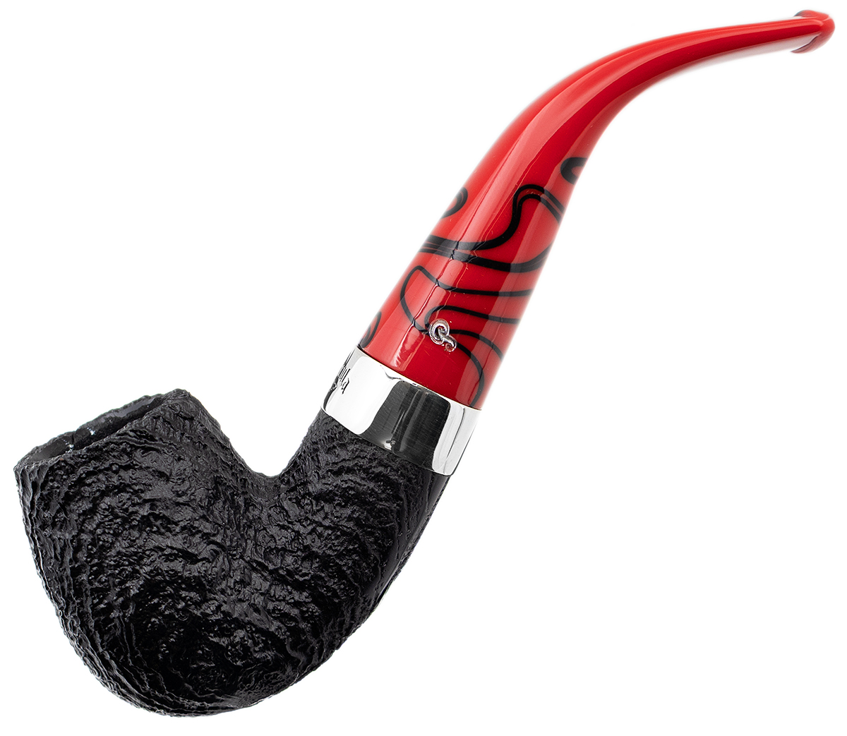 Irish Seconds Sandblasted Bent Billiard Fishtail (3)