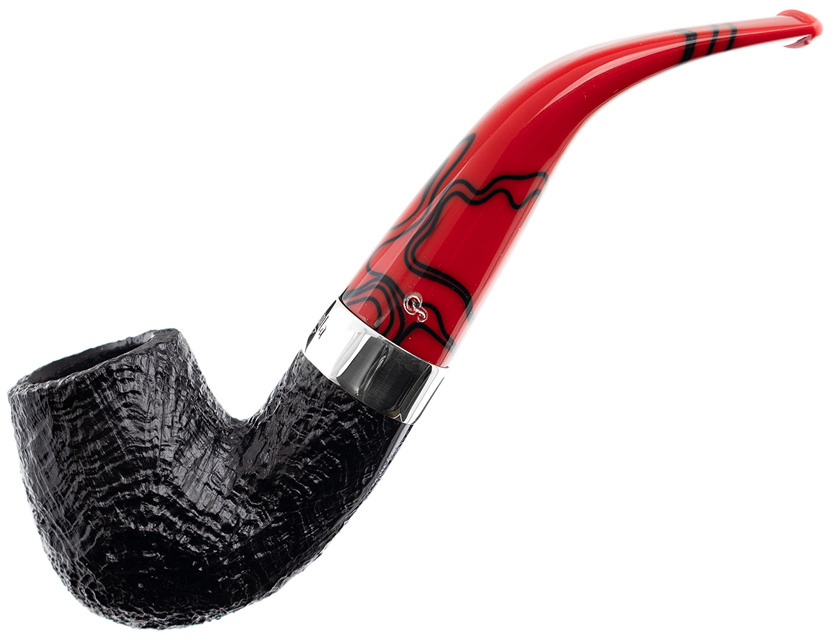 Irish Seconds Sandblasted Bent Billiard Fishtail (3)