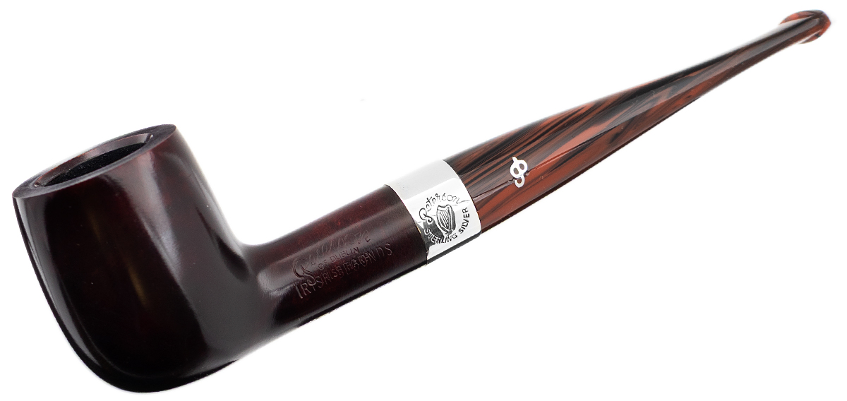 Irish Seconds Smooth Billiard with Silver Band Fishtail (2)