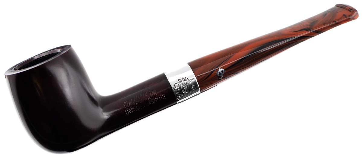 Irish Seconds Smooth Billiard with Silver Band Fishtail (2)