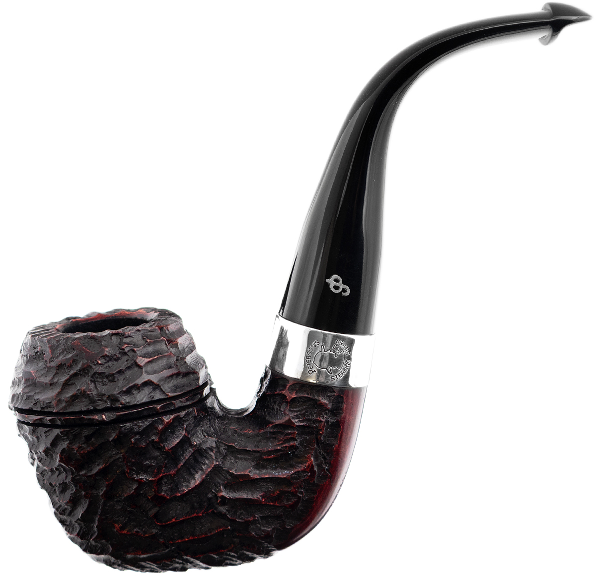 Irish Seconds Rusticated Rhodesian with Silver Band P-Lip (2)