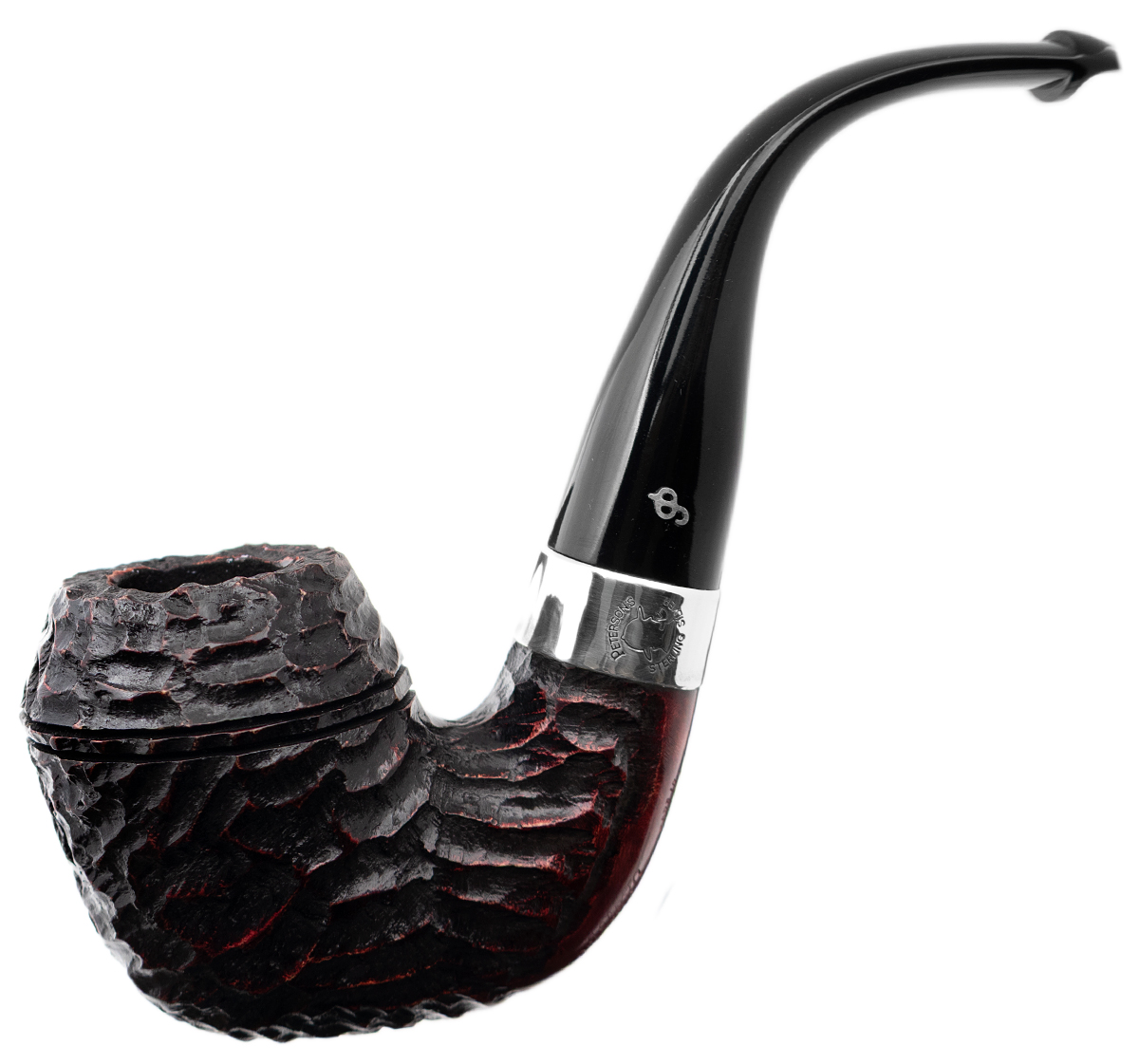 Irish Seconds Rusticated Rhodesian with Silver Band P-Lip (2)