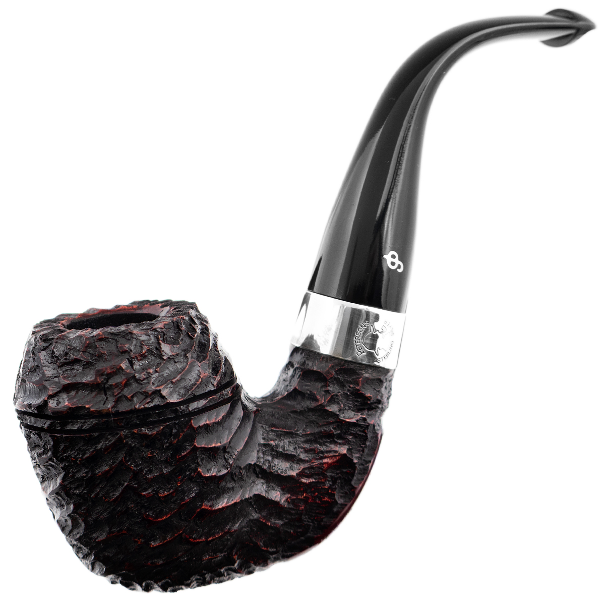 Irish Seconds Rusticated Rhodesian with Silver Band P-Lip (2)