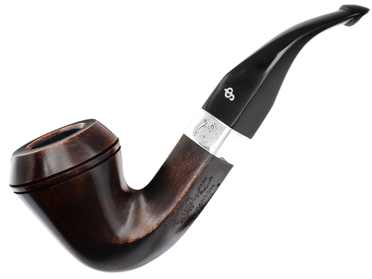 Irish Seconds Smooth Bent Bulldog with Silver Band P-Lip (2)