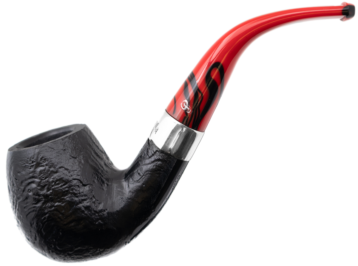 Irish Seconds Sandblasted Bent Billiard Fishtail (3)