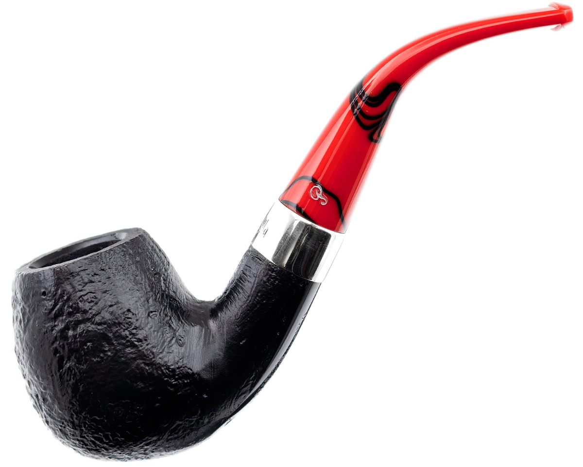 Irish Seconds Sandblasted Bent Billiard Fishtail (3)