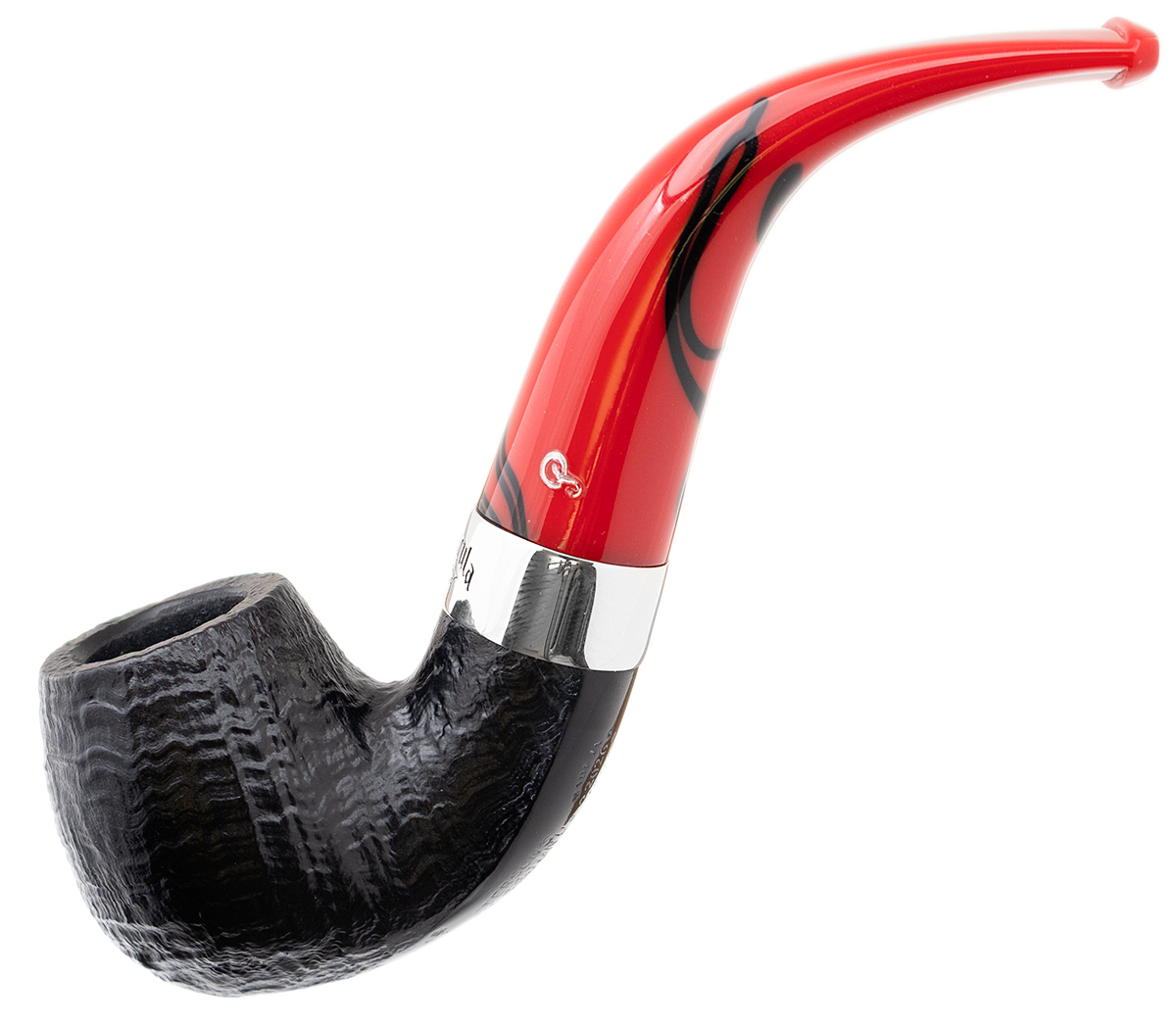 Irish Seconds Sandblasted Bent Billiard Fishtail (3)