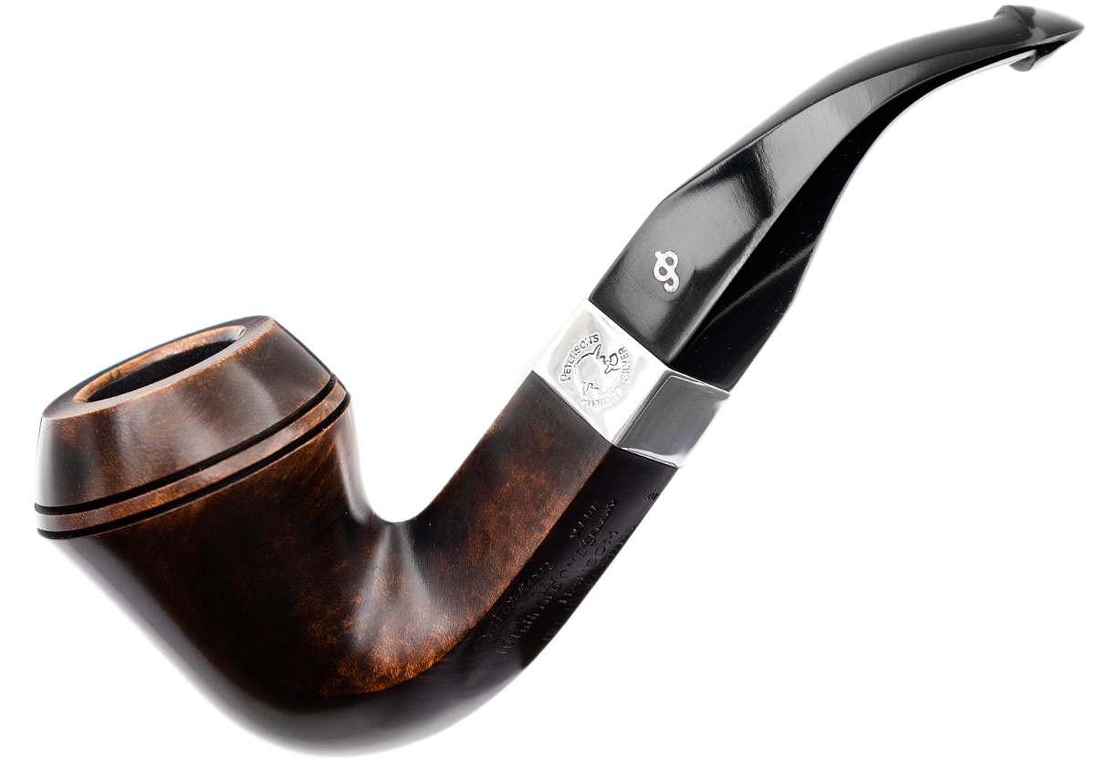 Irish Seconds Smooth Bent Bulldog with Silver Band P-Lip (2)