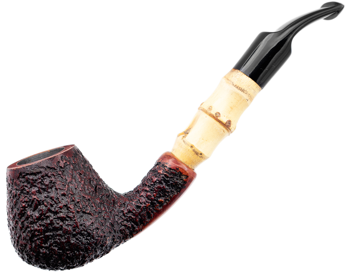 Mastro Geppetto Rusticato Bent Brandy with Bamboo (9mm)