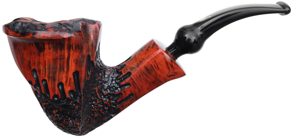 New Tobacco Pipes Nording Partially Rusticated Freehand (4