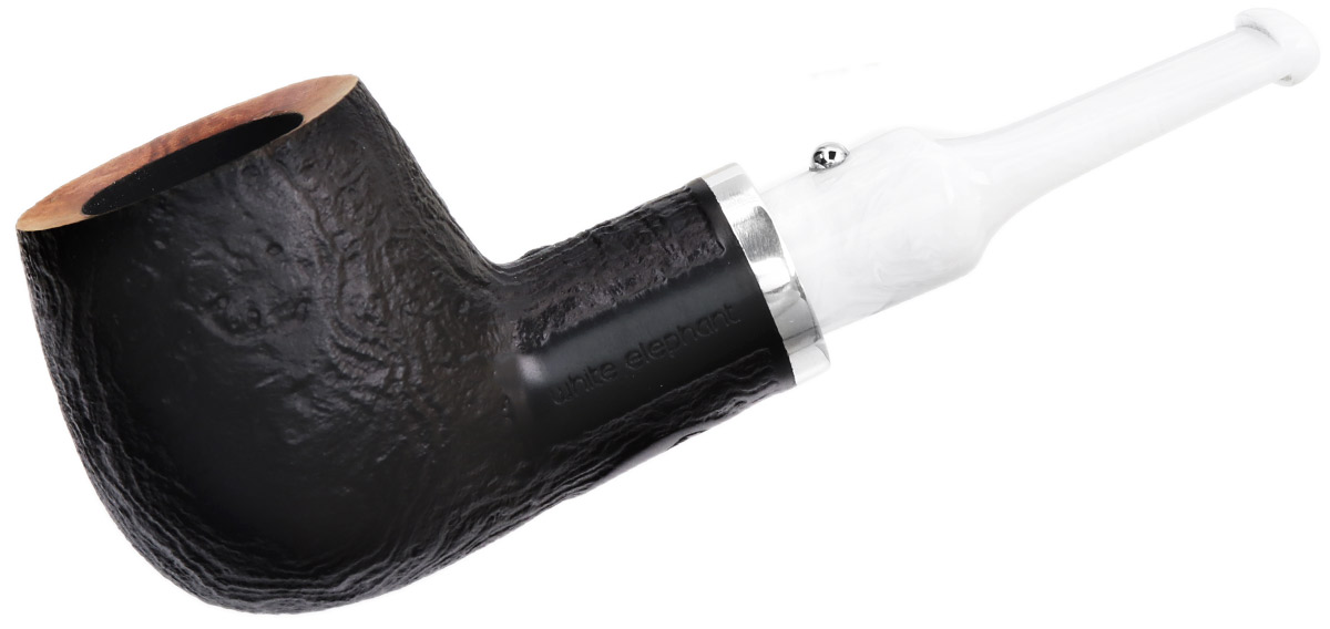 White Elephant Ebony & Ivory Sandblasted (6) (9mm)