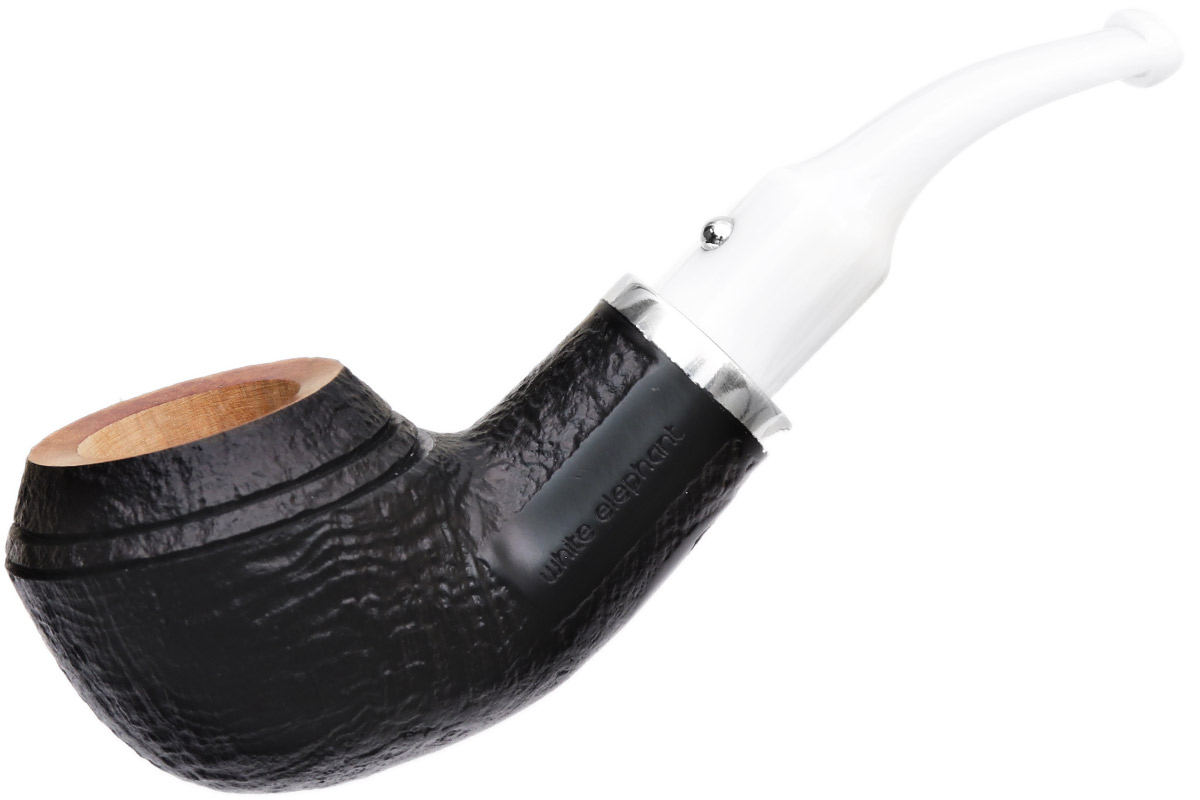 White Elephant Ebony & Ivory Sandblasted (3) (9mm)