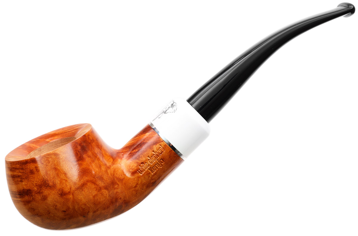 White Elephant Kenya Smooth Light Bent Apple (9mm)