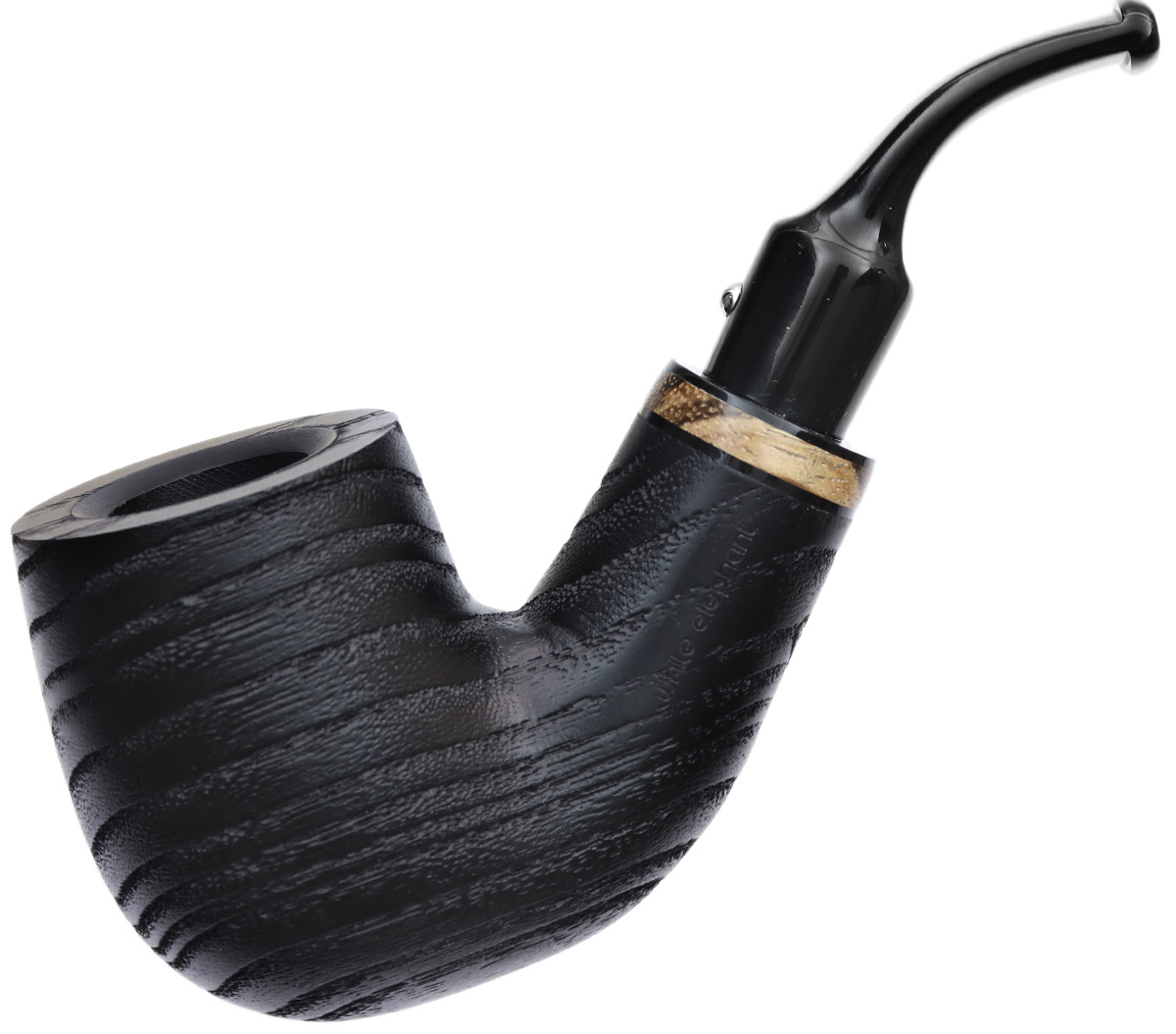 White Elephant Cameroon Bent Billiard (9mm)