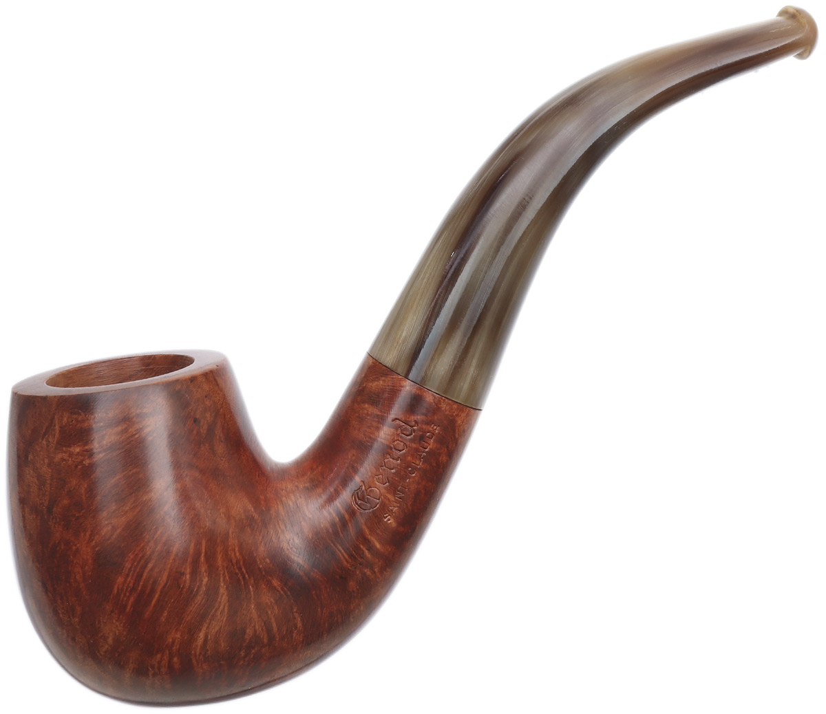 Genod Smooth Bright Bent Billiard with Horn (9mm)