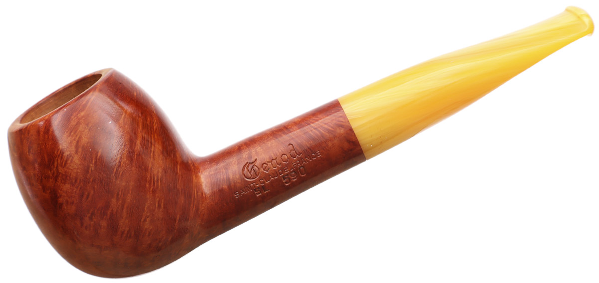 Genod Soleil Levant Smooth Apple with Yellow Lucite (590)