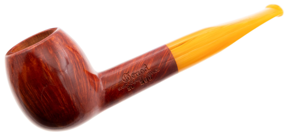 Genod Soleil Levant Smooth Apple with Yellow Lucite (590)