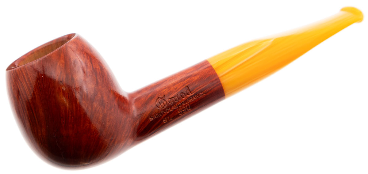 Genod Soleil Levant Smooth Apple with Yellow Lucite (600)