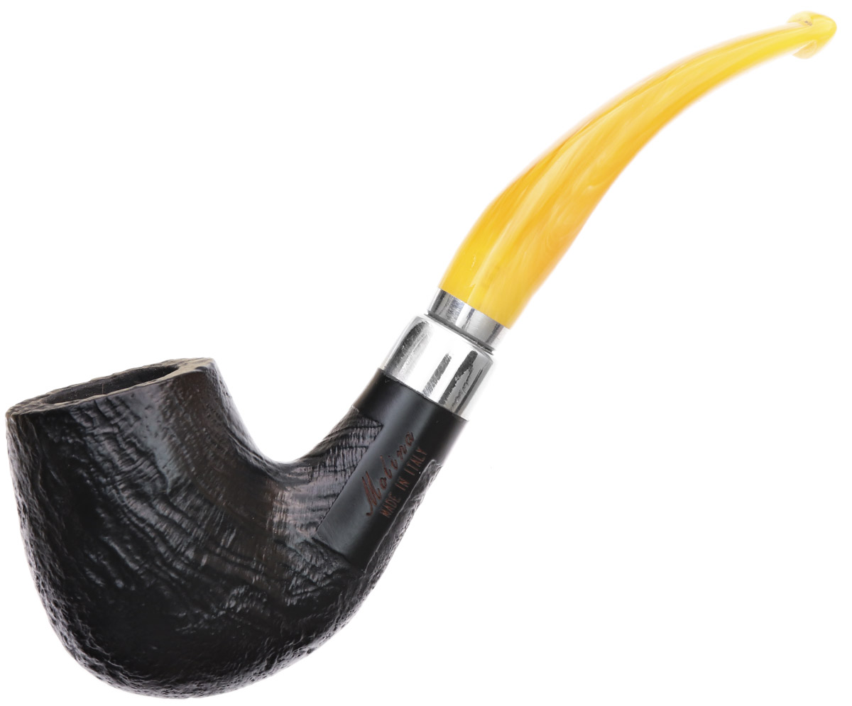 Molina Ambra Sandblasted Army Mount Bent Billiard (9mm)