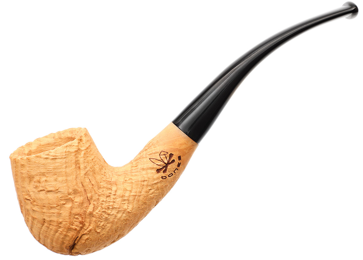 American Estates Chris Morgan Bones Sandblasted Bent Billiard (Unsmoked)