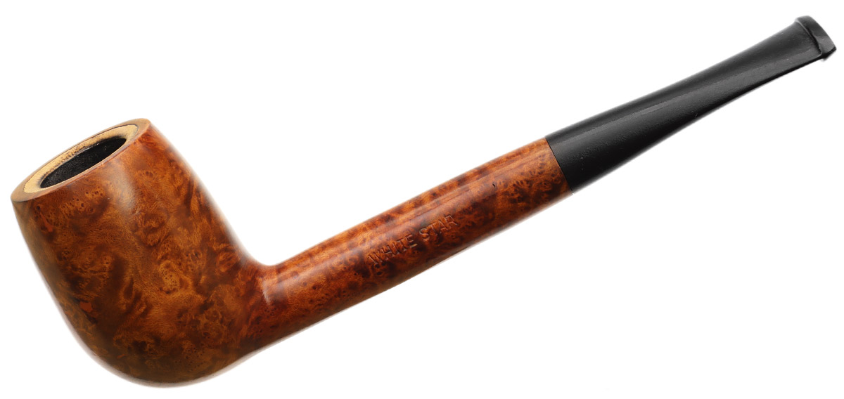 Danish Estates White Star Meerschaum Lined Smooth Billiard (748)