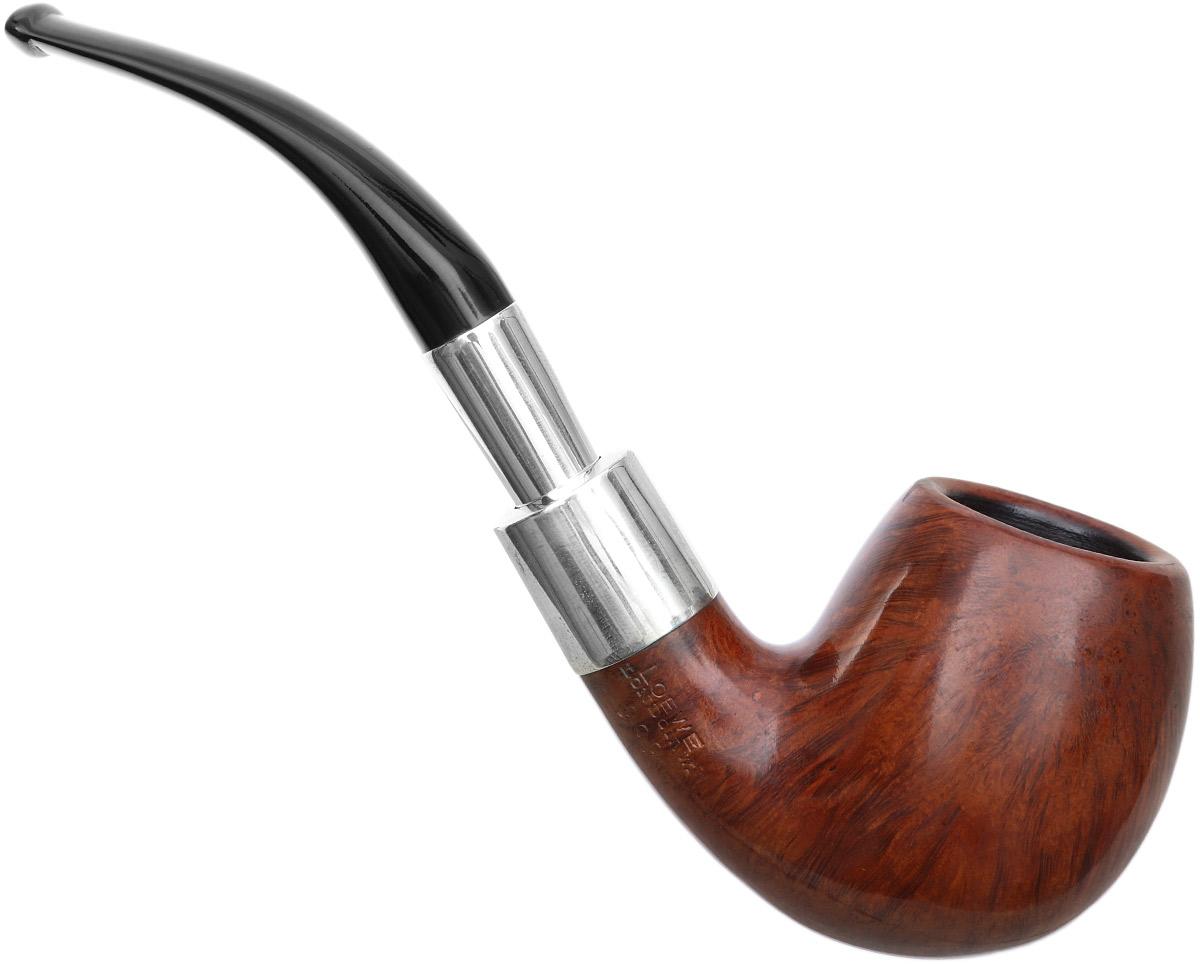 Estate Tobacco Pipes: English Estates Loewe & Co. Smooth Bent Billiard 