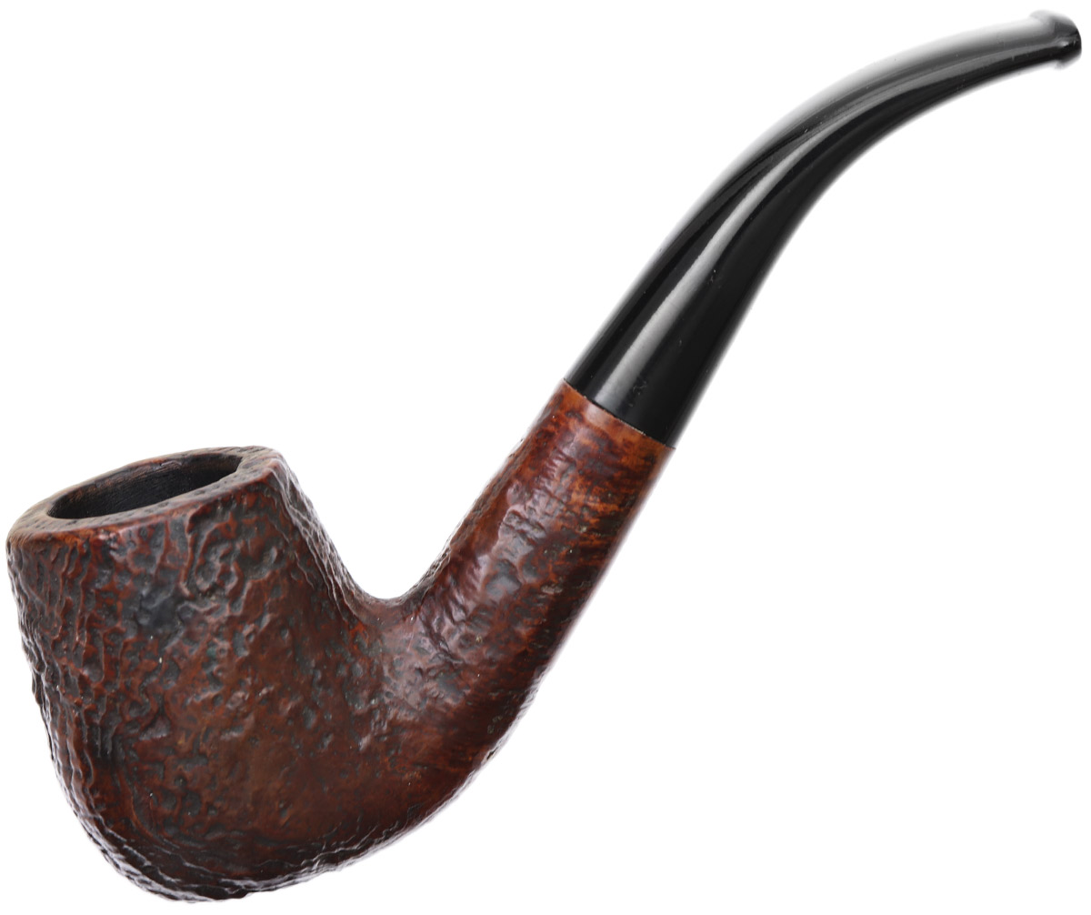 English Estates Mountbatten Sandblasted Bent Billiard (805)